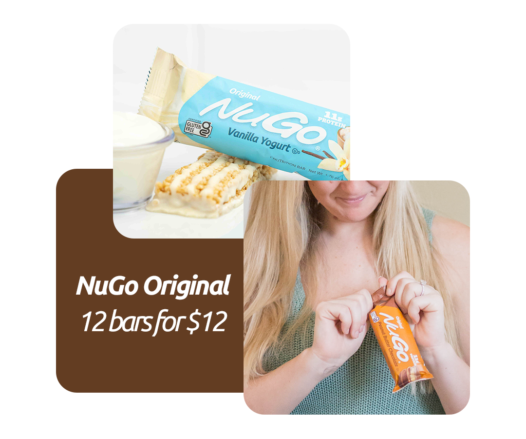 NuGo Original 12 bars for $12