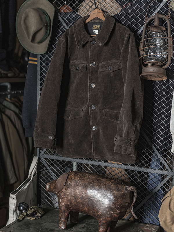 Back in Stock: 1930s French Corduroy Hunting Jacket - Bronson