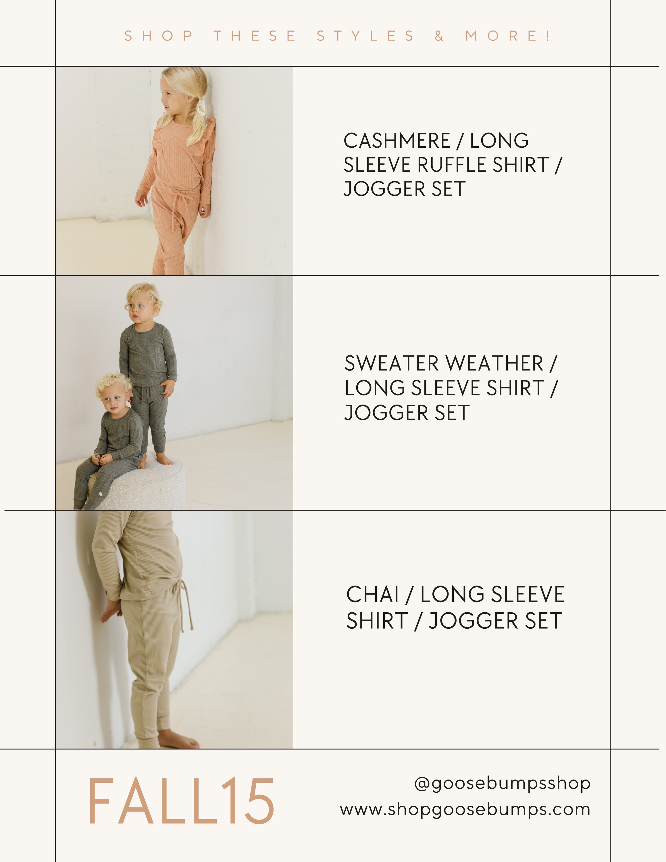 NEW Fall Collection! Goosebumps Shop