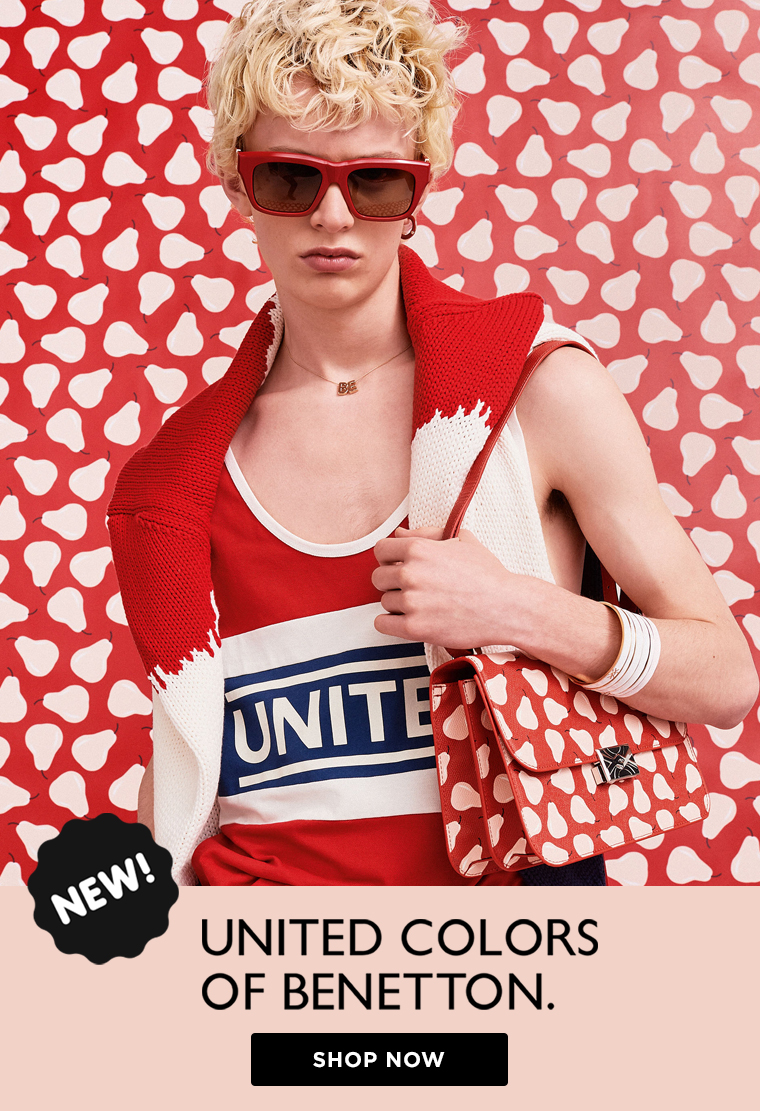 NEW NEW NEW! Shop United Colors of Benetton!