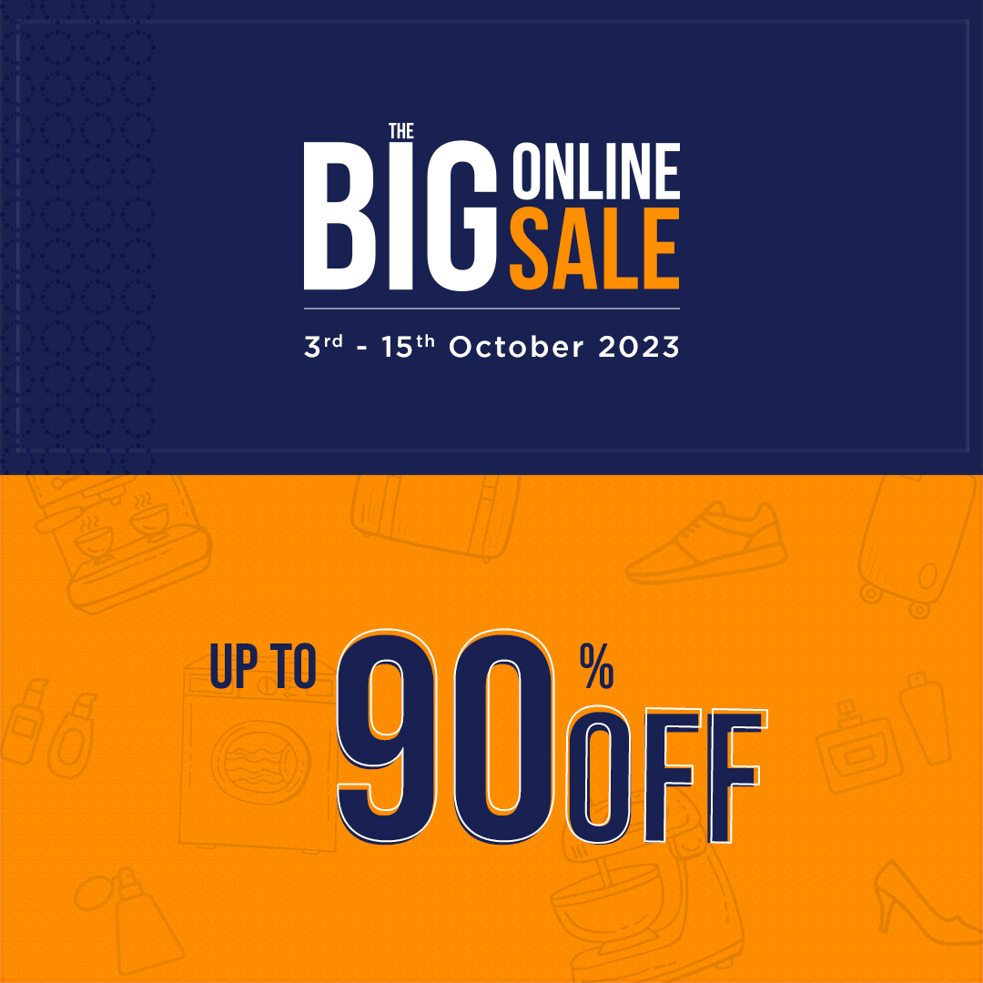 THE BIG ONLINE SALE - UP TO 90% OFF!