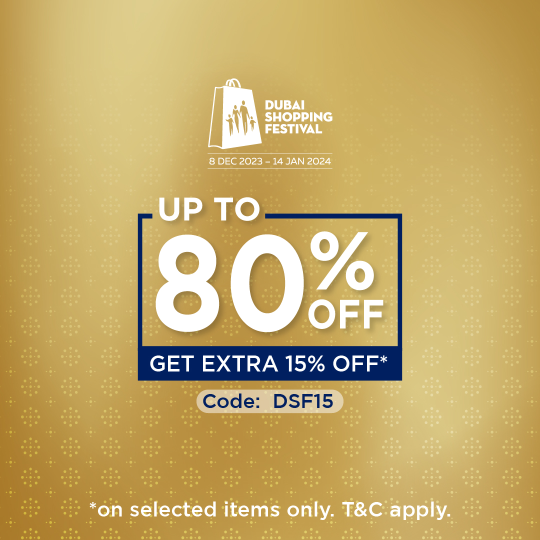 Get extra 15% off with code: DSF15