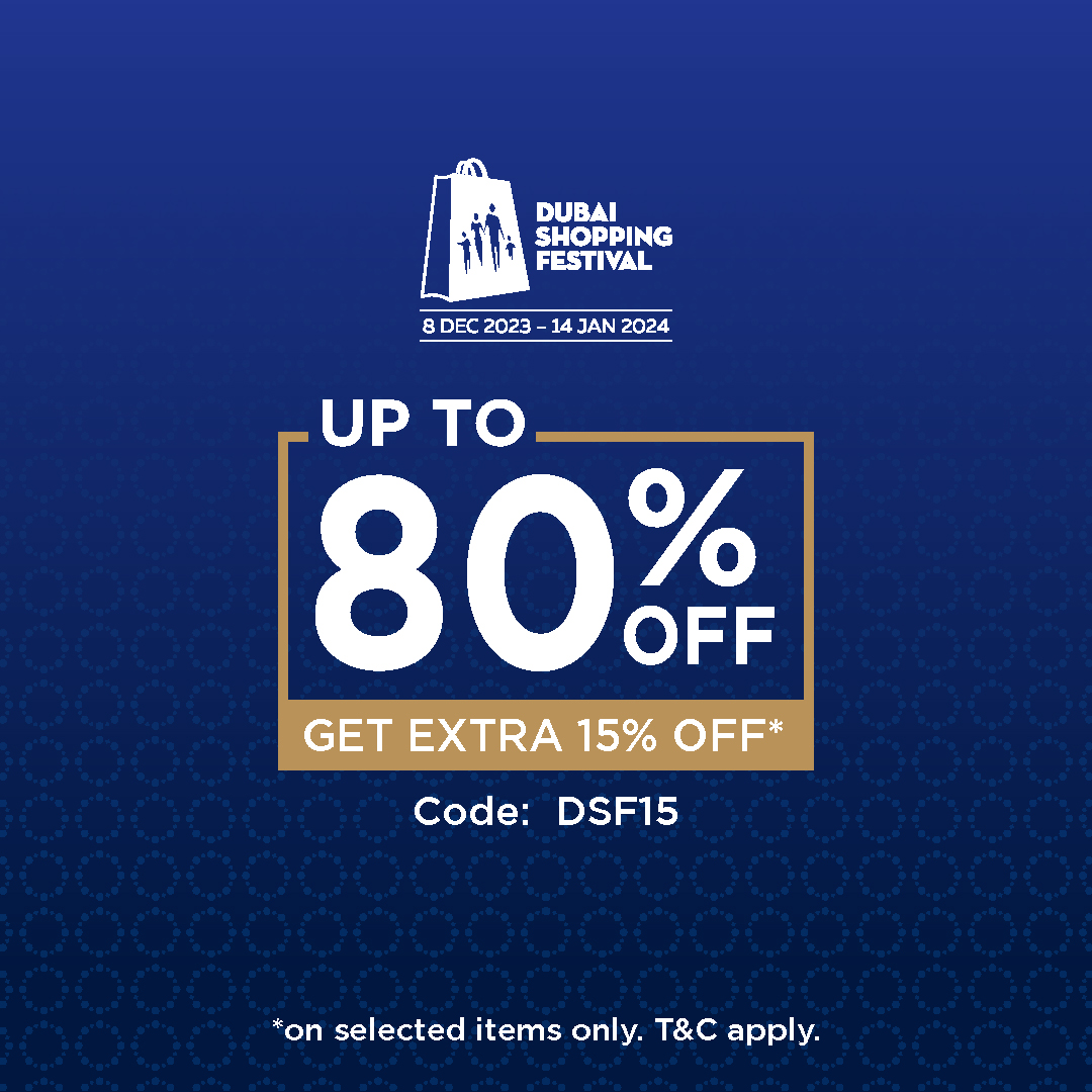 Get extra 15% off with code: DSF15