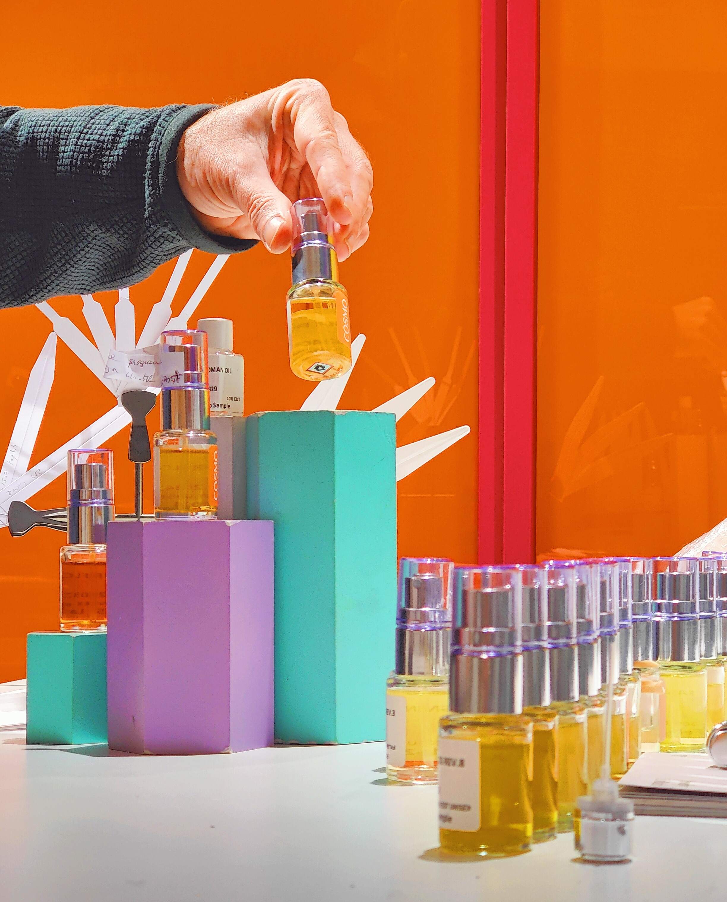 perfume bottles - behind the scenes